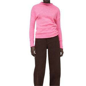 Zara Women Neon Pink Knot Sweater - #barbiecore - Small